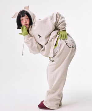 윙 후디 오트밀