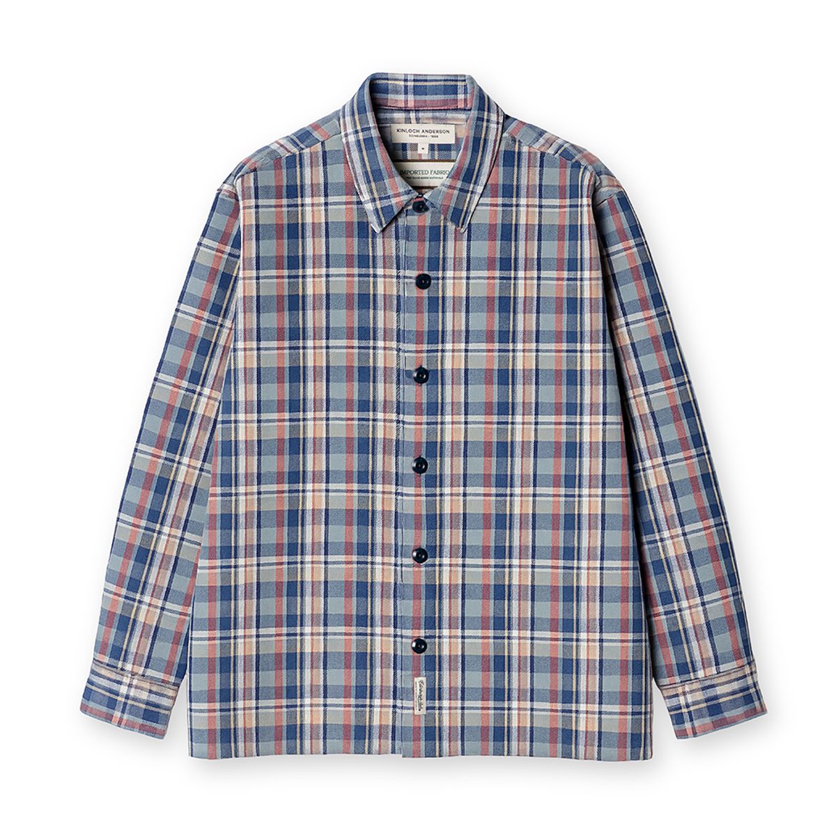 에든버러클럽(EDINBURGH CLUB) CHECK HUNTING SHIRT [BLUE]