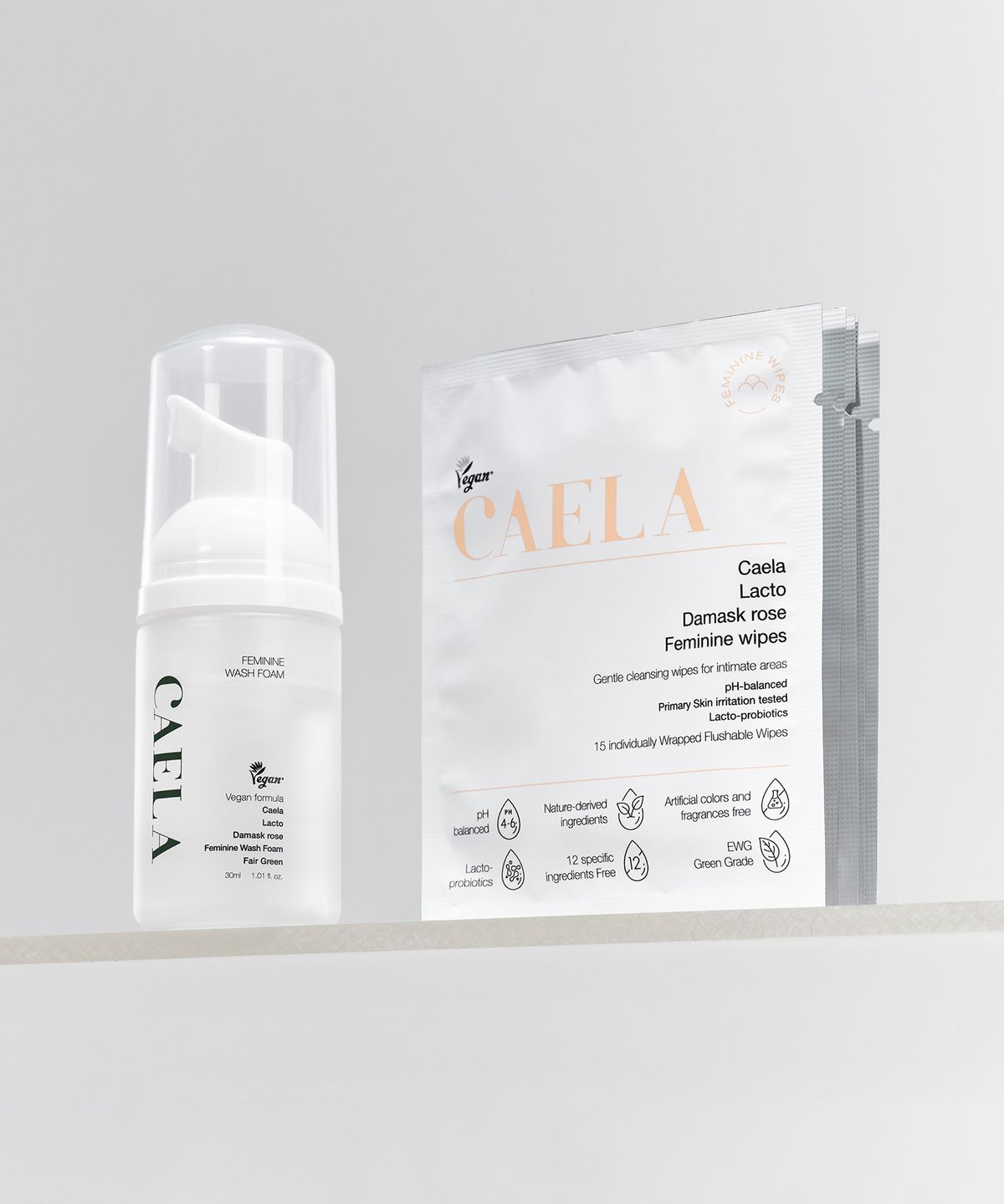 카엘라(CAELA) 카엘라 여성청결제 트래블키트 페어그린