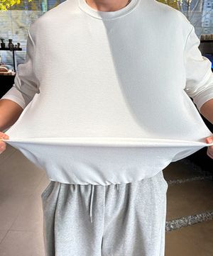 쏙쏙숨티 구김zero 자동넣입 긴팔티(ver.발열기모) [M-8XL]