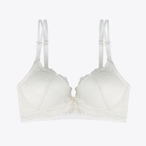 크림 스트레치 노와이어 브라(CD컵)_크림