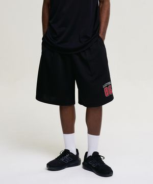 자이언트핏 져지 오버핏 버뮤다 팬츠 반바지 헬스복 운동복 짐웨어 M 블랙2