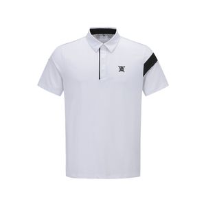 MEN ICE DOTS INCISION POINT SHORT T-SHIRT_WH