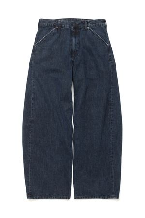 Wide Curve Jeans Dark Blue