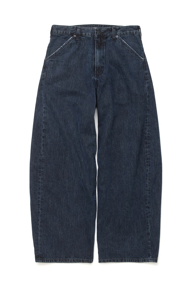 Wide Curve Jeans Dark Blue