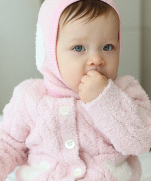 [BABY]하트 플로니 수면 SET 핑크