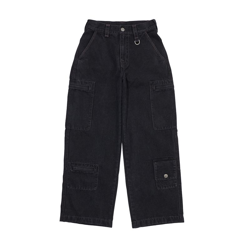 FORCE WIDE PANTS_BLACK