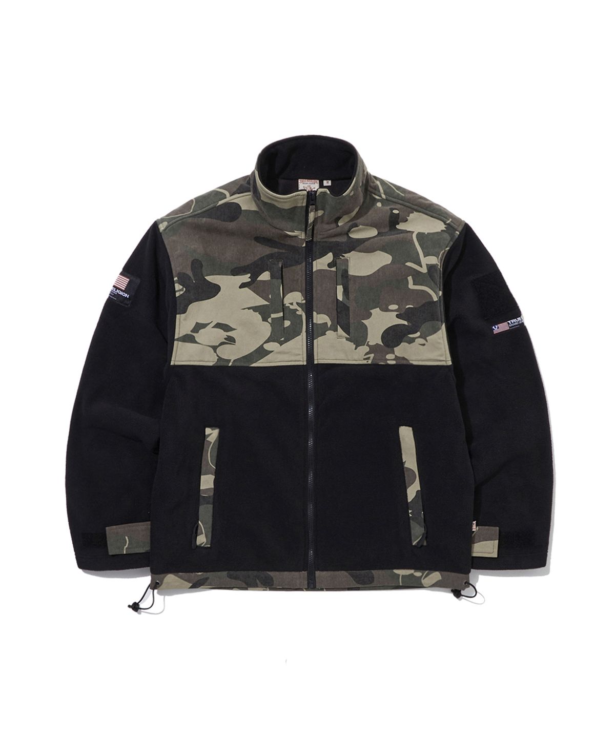 트루릴리젼(TRUERELIGION) SOF BLOCK FLEECE JACKET_CAMO