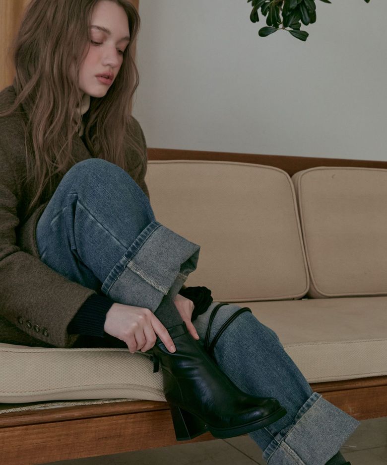 Mily Minimal Ankle Boot 앵클부츠 8CM -VA9051 (2color)
