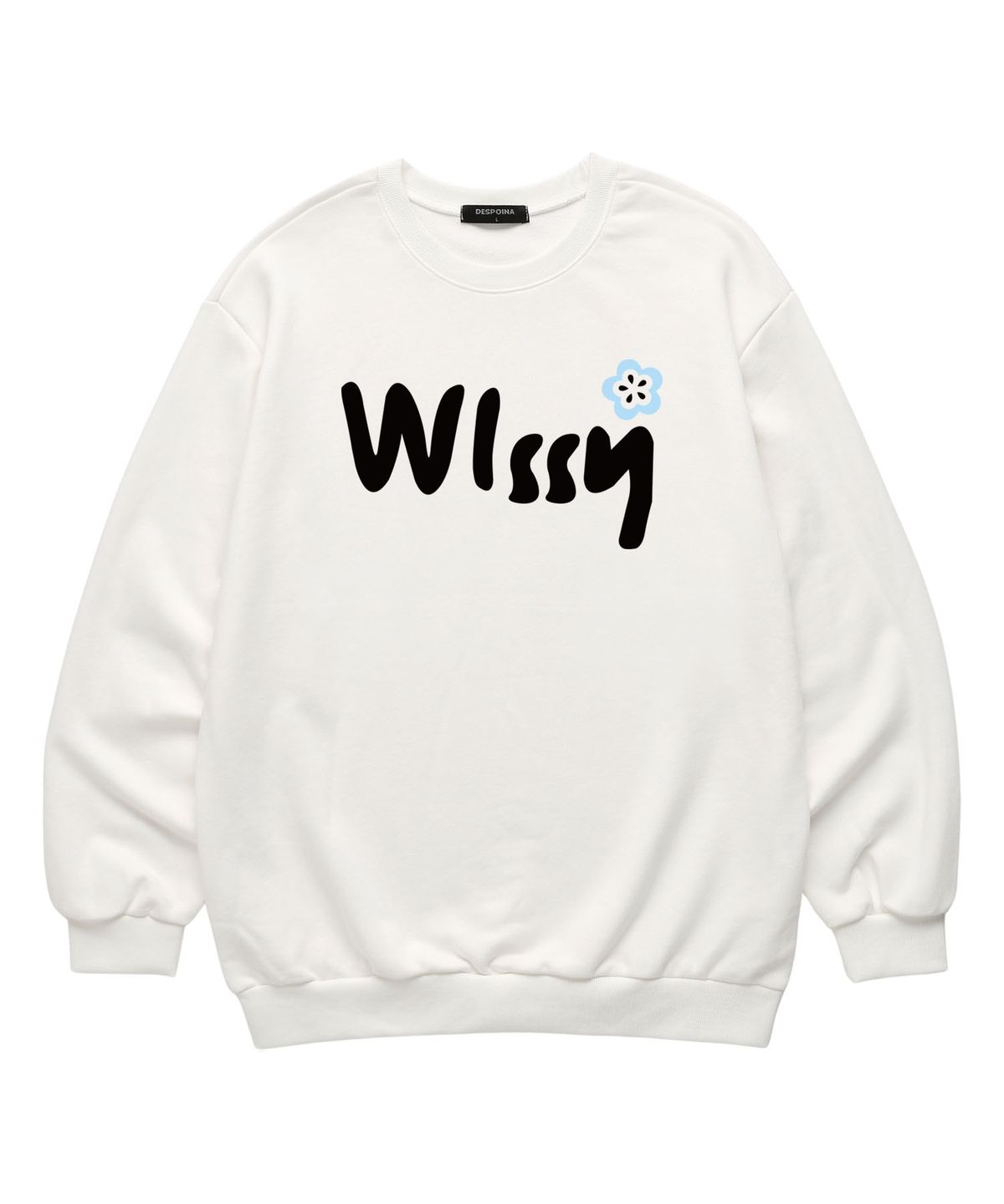 위씨(WISSY) Wissy Bloom  맨투맨 (WLS031) 화이트
