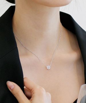 모이사나이트 다이아 목걸이 5부 1캐럿 2캐럿 6프롱 펜던트