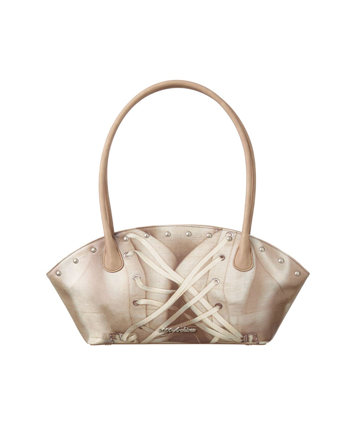 2000아카이브스(2000ARCHIVES) CORSET HALF-MOON BAG (BROWN)