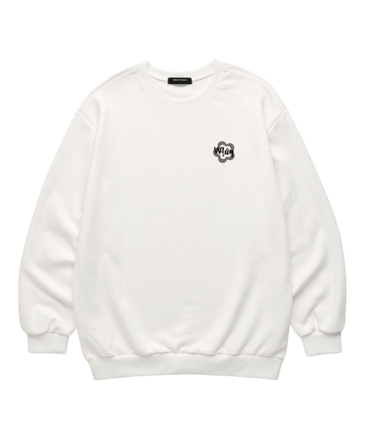 위씨(WISSY) Mini Mark 맨투맨 (WLS033) 화이트