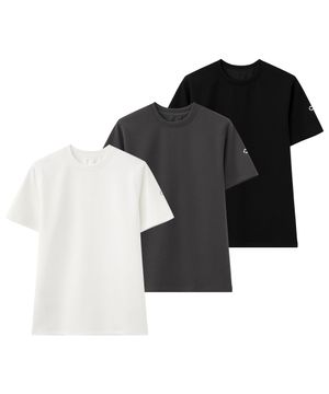 [2PACK] 올라운드 소프트 세미 머슬핏 하프셔츠 (3colors)