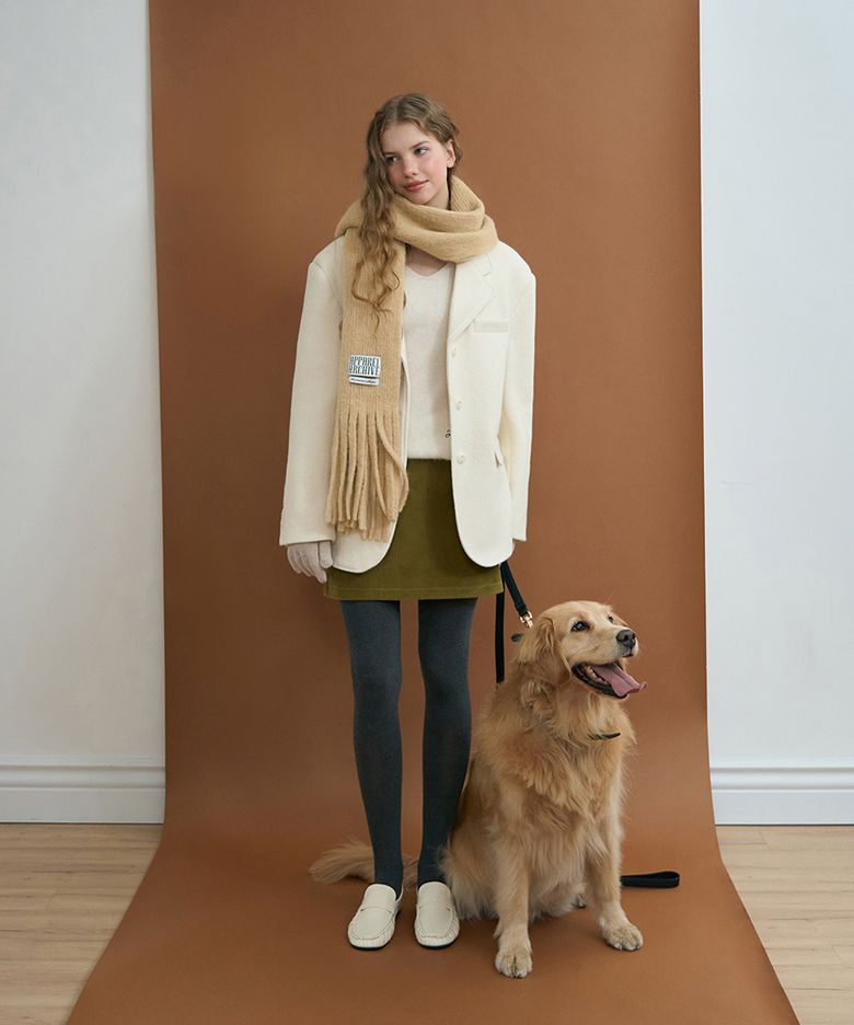 Pellin corduroy mini skirt - Olive