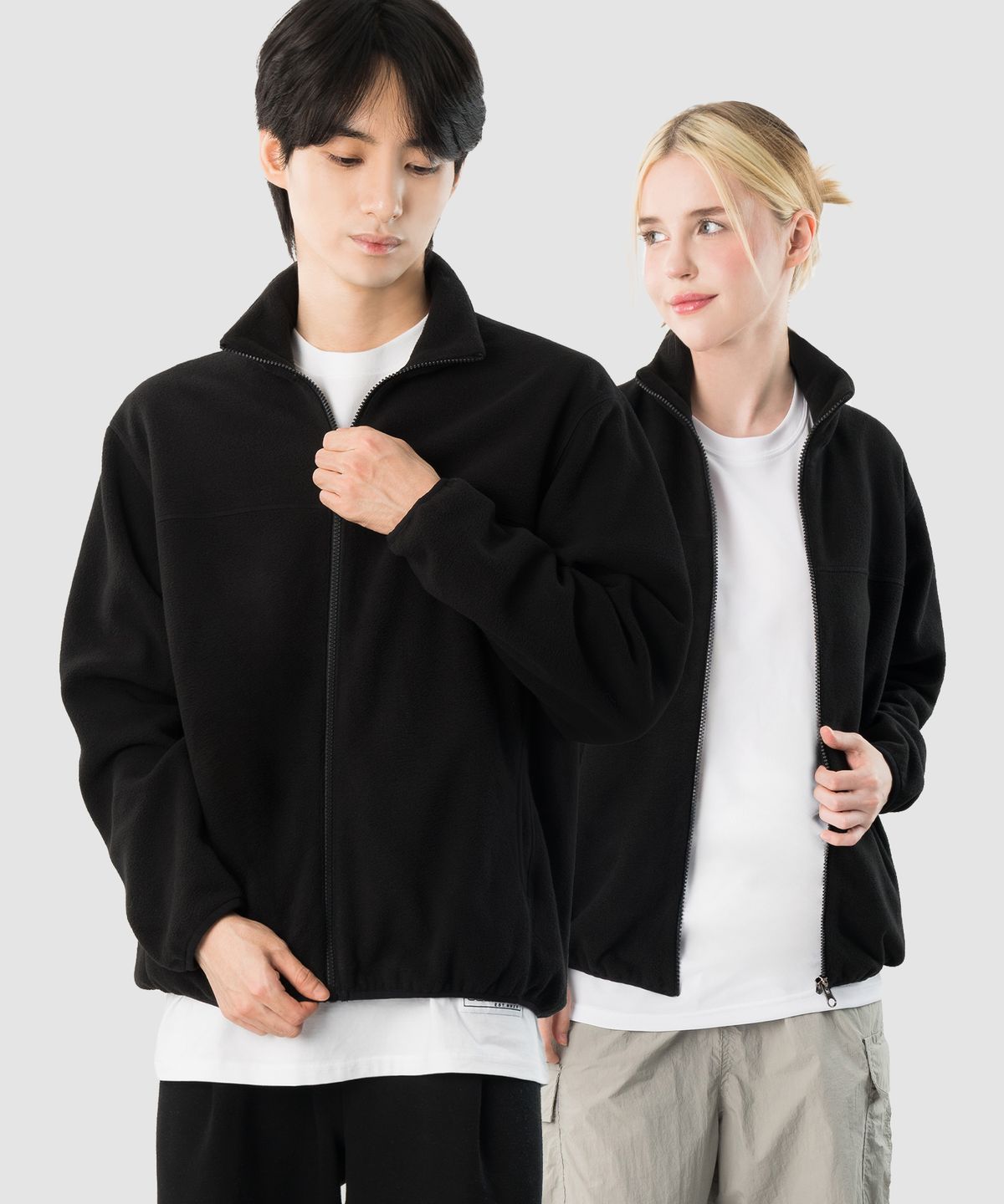 아르메데스(ARMEDES) 남여공용 플리스 일자 집업 자켓 AR-609 (3컬러)
