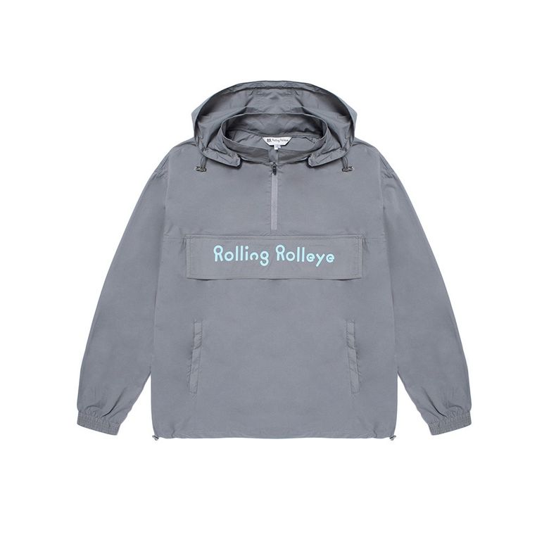 뉴 탑 윈드브레이커 그레이 New Top Windbreaker Gray