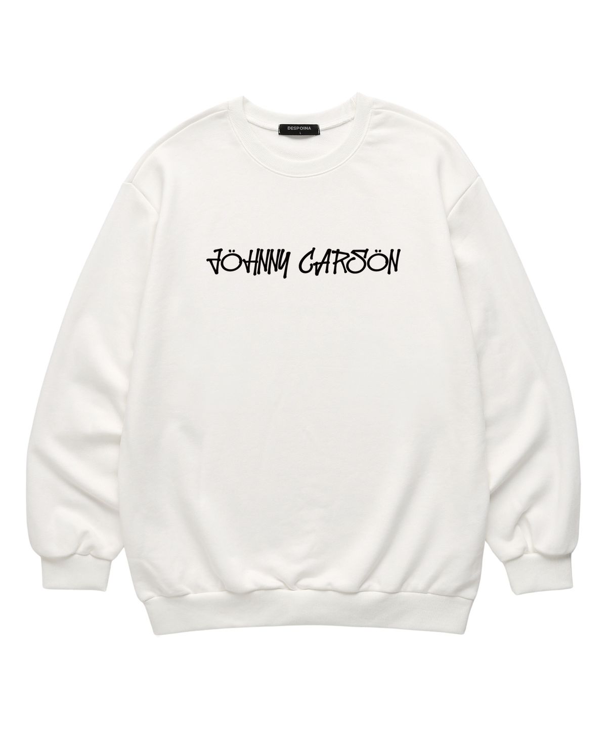 자니카슨(JOHNNY CARSON) Classic Graffiti Logo 맨투맨 (JCLTS015) 화이트