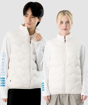 남여공용 경량 패딩 집업베스트  AR-614(2컬러)
