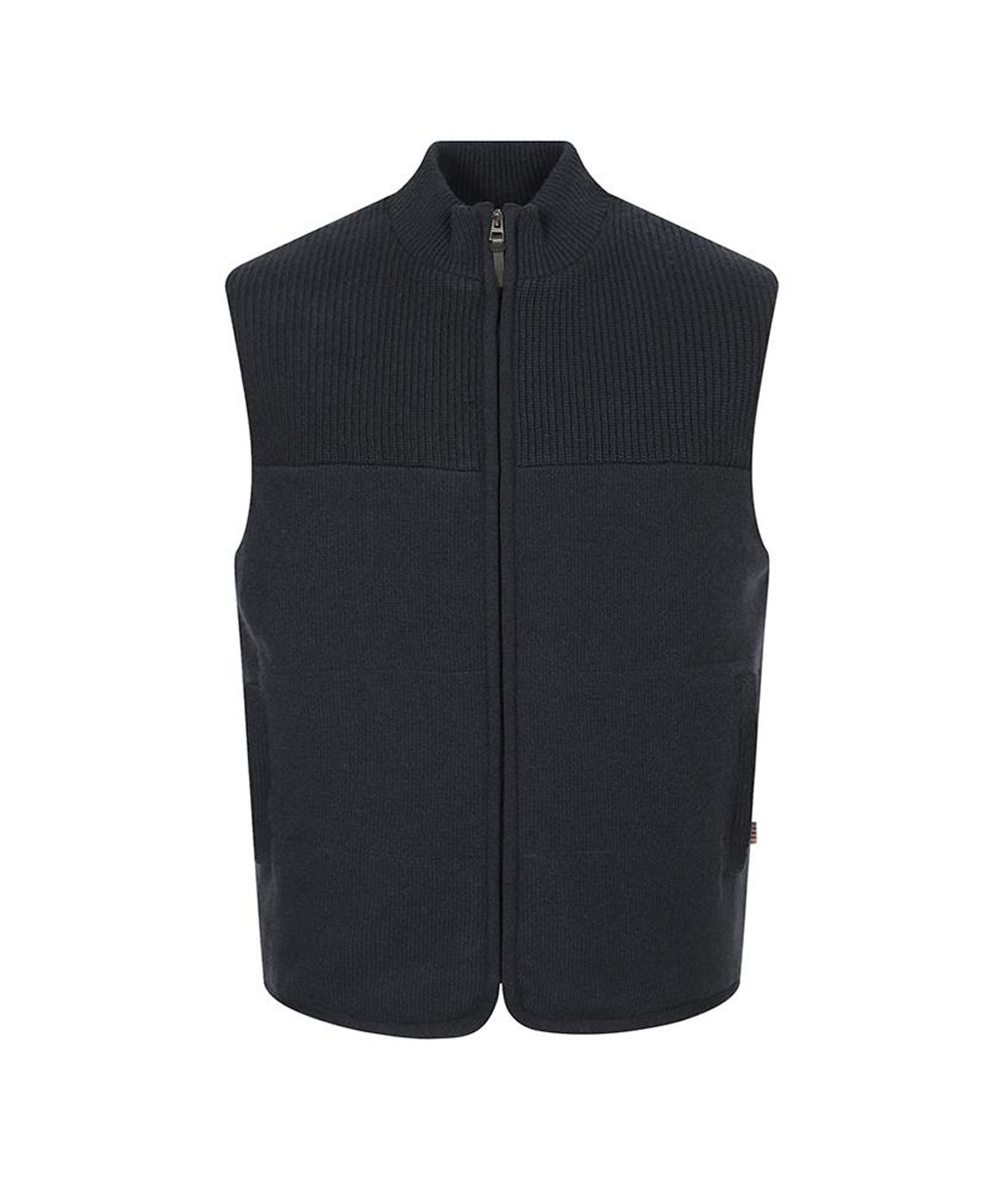닥스셔츠(DAKS SHIRTS) 울100 패딩 베스트_DLW1SWVE121E1