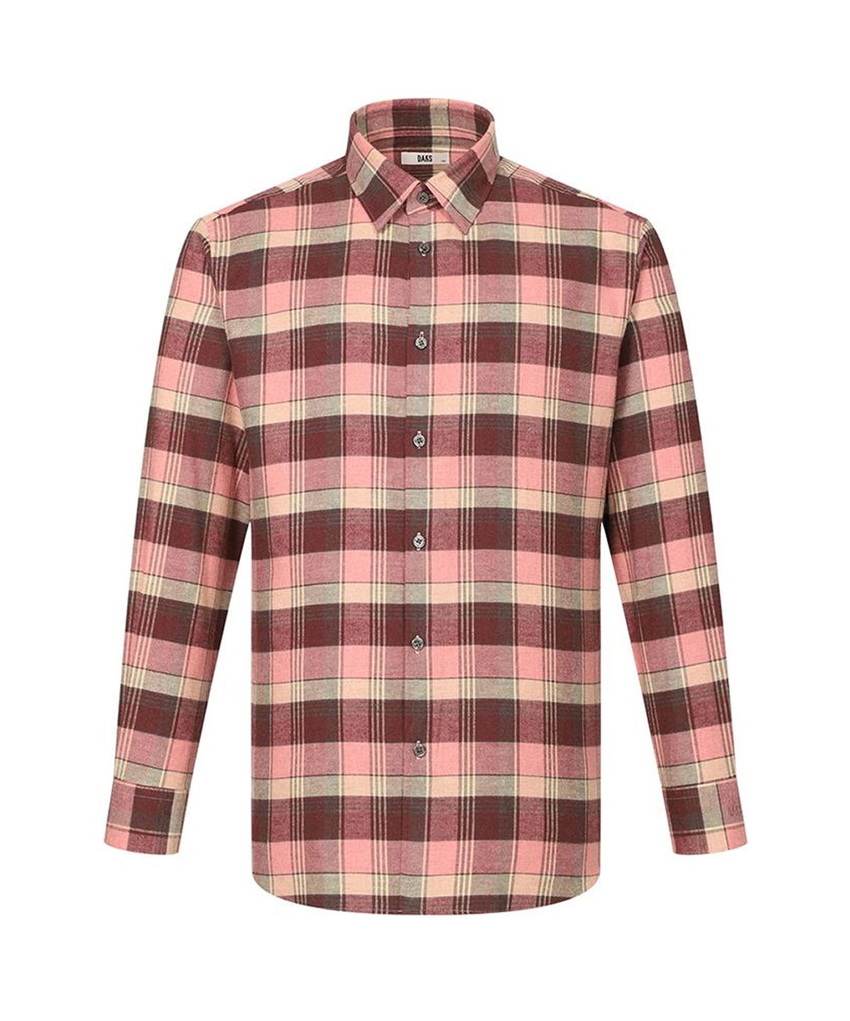 닥스셔츠(DAKS SHIRTS) 기모 면100 미디움체크 캐주얼 셔츠 레귤러핏_DLW1SHCL183P1