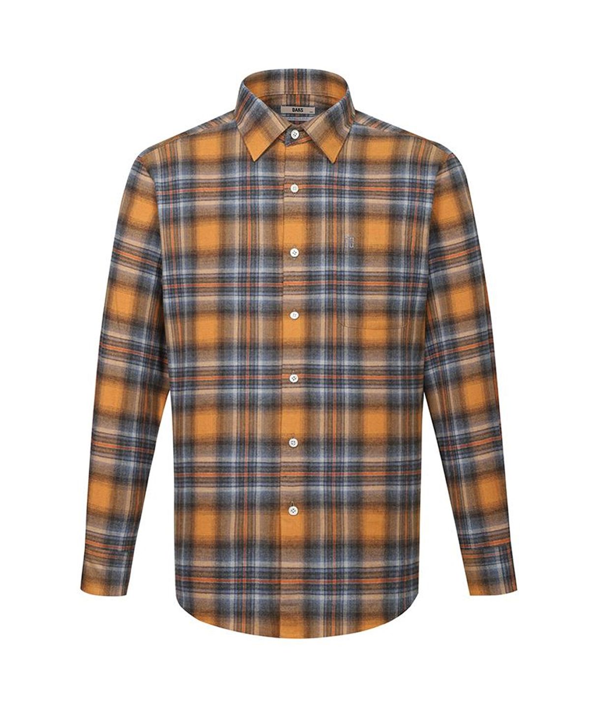 닥스셔츠(DAKS SHIRTS) 기모 면100 미디움 타탄체크 셔츠 레귤러핏_DLW1SHCL131Y1