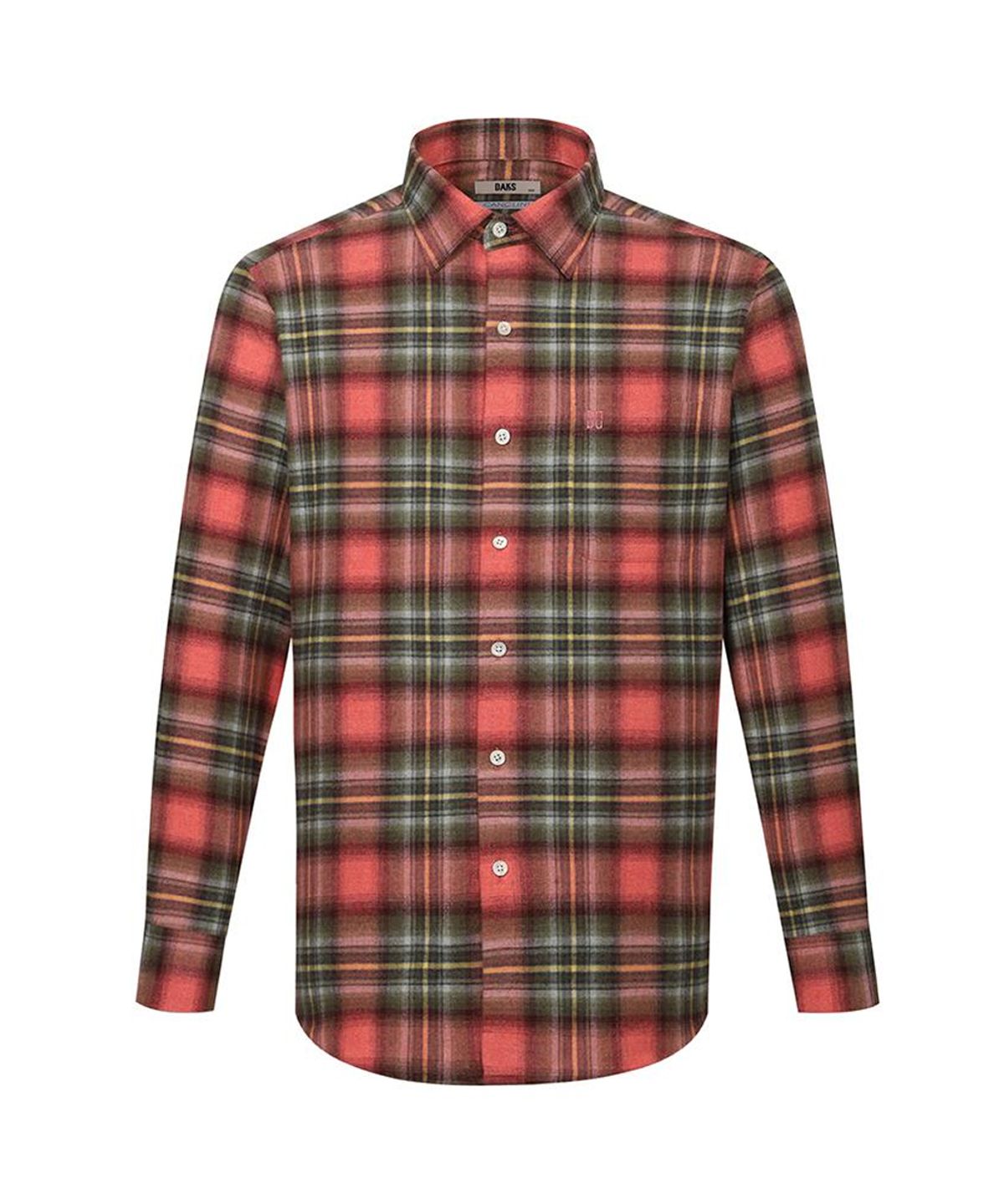 닥스셔츠(DAKS SHIRTS) 기모 면100 미디움 타탄체크 셔츠 레귤러핏_DLW1SHCL131P1