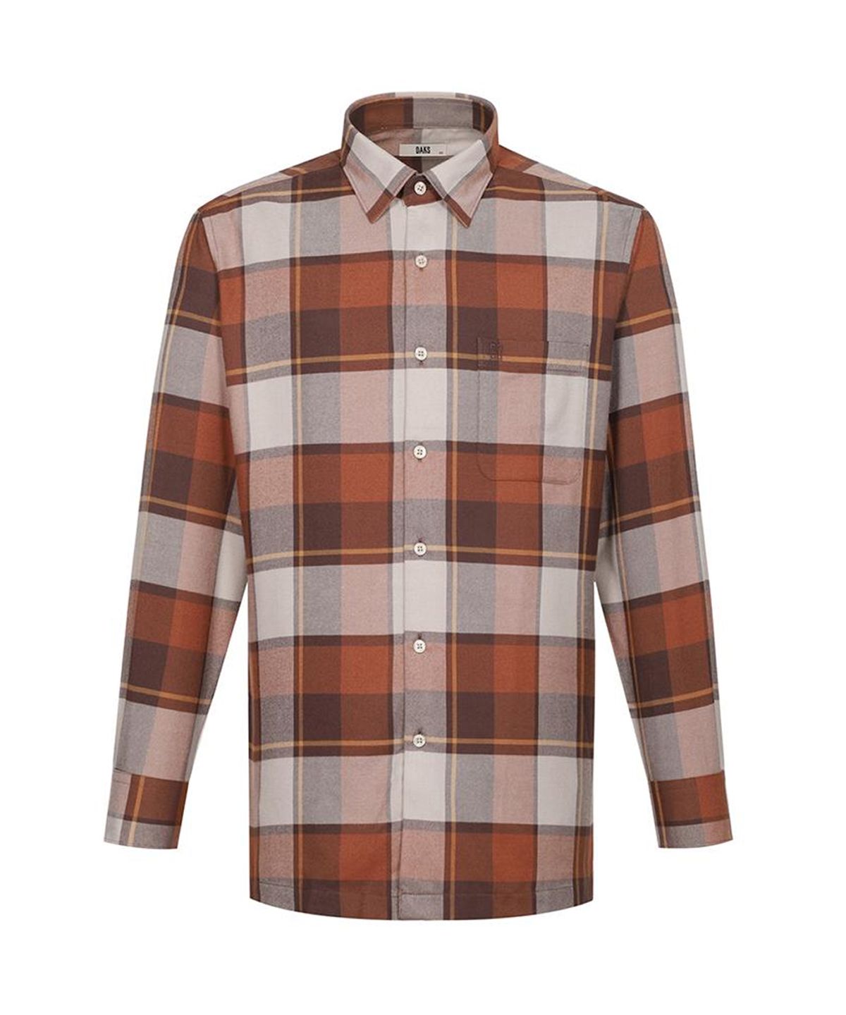 닥스셔츠(DAKS SHIRTS) 기모 이지케어 라지체크 캐주얼 셔츠 레귤러핏_DLW3SHCL142I1