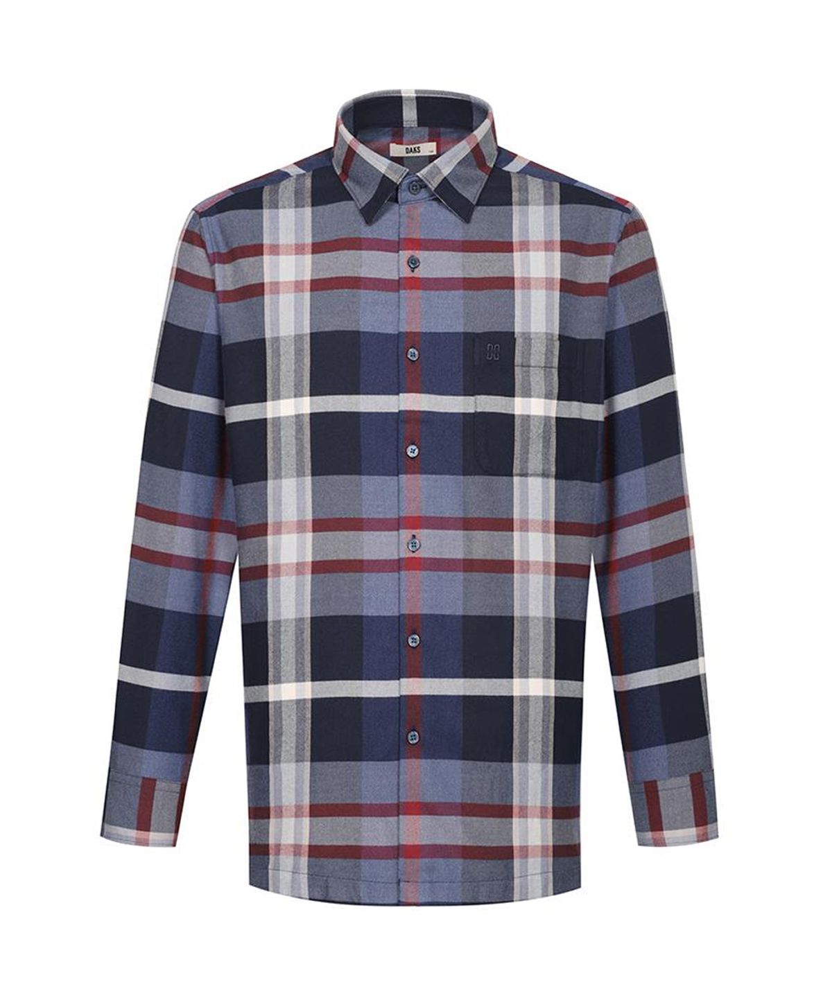 닥스셔츠(DAKS SHIRTS) 기모 이지케어 라지체크 캐주얼 셔츠 레귤러핏_DLW3SHCL132N1