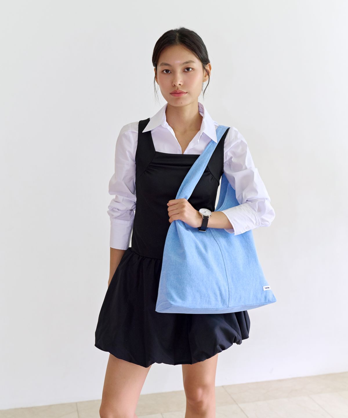 투포식스(TWOFOURSIX) 남녀공용 DENIM HOBO - LIGHT BLUE 데님 호보백 숄더백