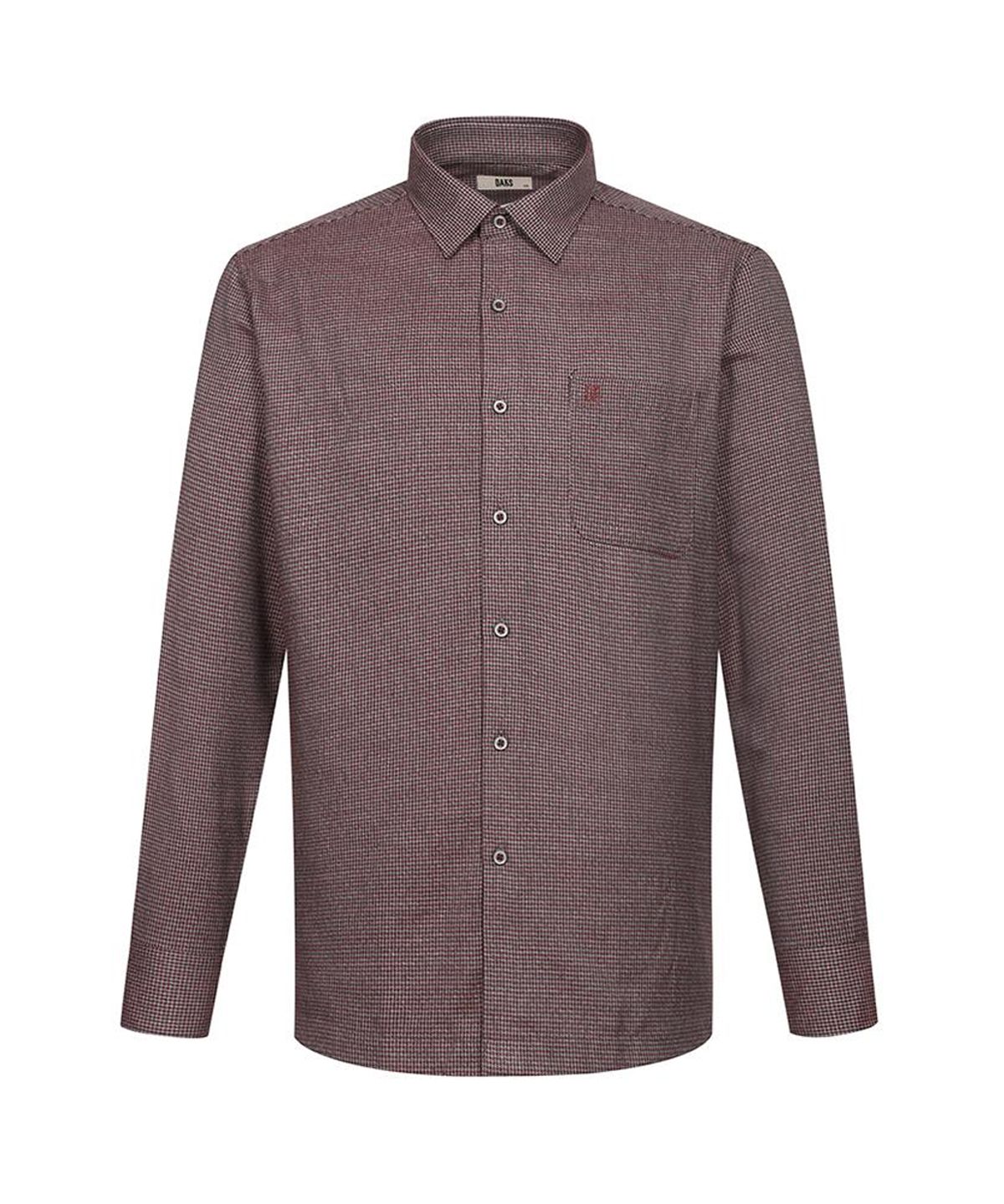 닥스셔츠(DAKS SHIRTS) 기모 폴리혼방 이지케어 마이크로체크 셔츠 레귤러핏_DLW3SHCL104R1
