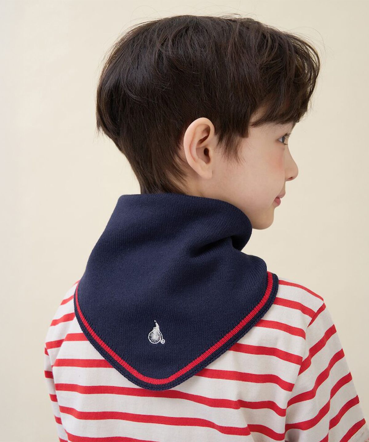빈폴 키즈(BEANPOLE KIDS) 니트 등교 스카프  네이비 (BI6184U01R)