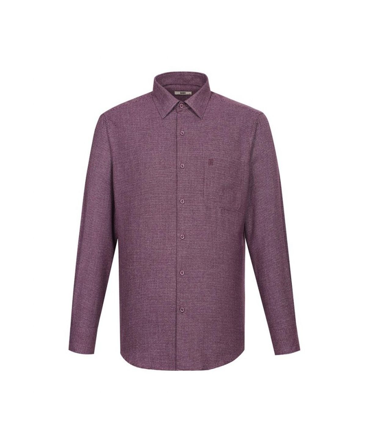 닥스셔츠(DAKS SHIRTS) 기모 폴리혼방 노케어 솔리드 라이크 캐주얼 셔츠 레귤러핏_DLW1SHCL103P1