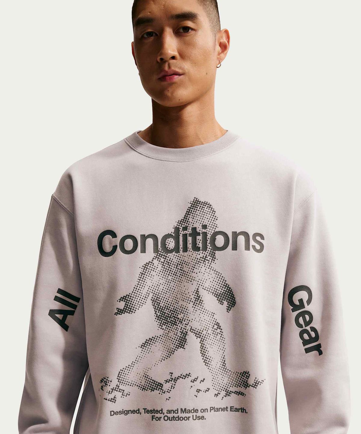 나이키(NIKE) ACG 터프 플리스 써마 핏 풀오버 크루넥 스웻셔츠 M - 칼리지 그레이 / IF1491-009