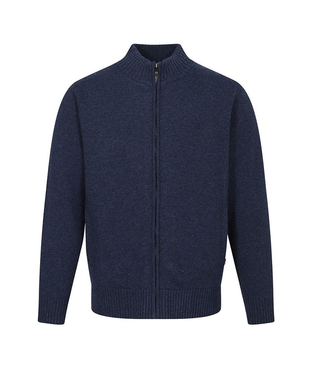 닥스셔츠(DAKS SHIRTS) 울100 솔리드 방풍 풀집업_DLW1SWZU112N1