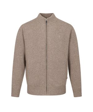 울100 솔리드 방풍 풀집업 아이보리