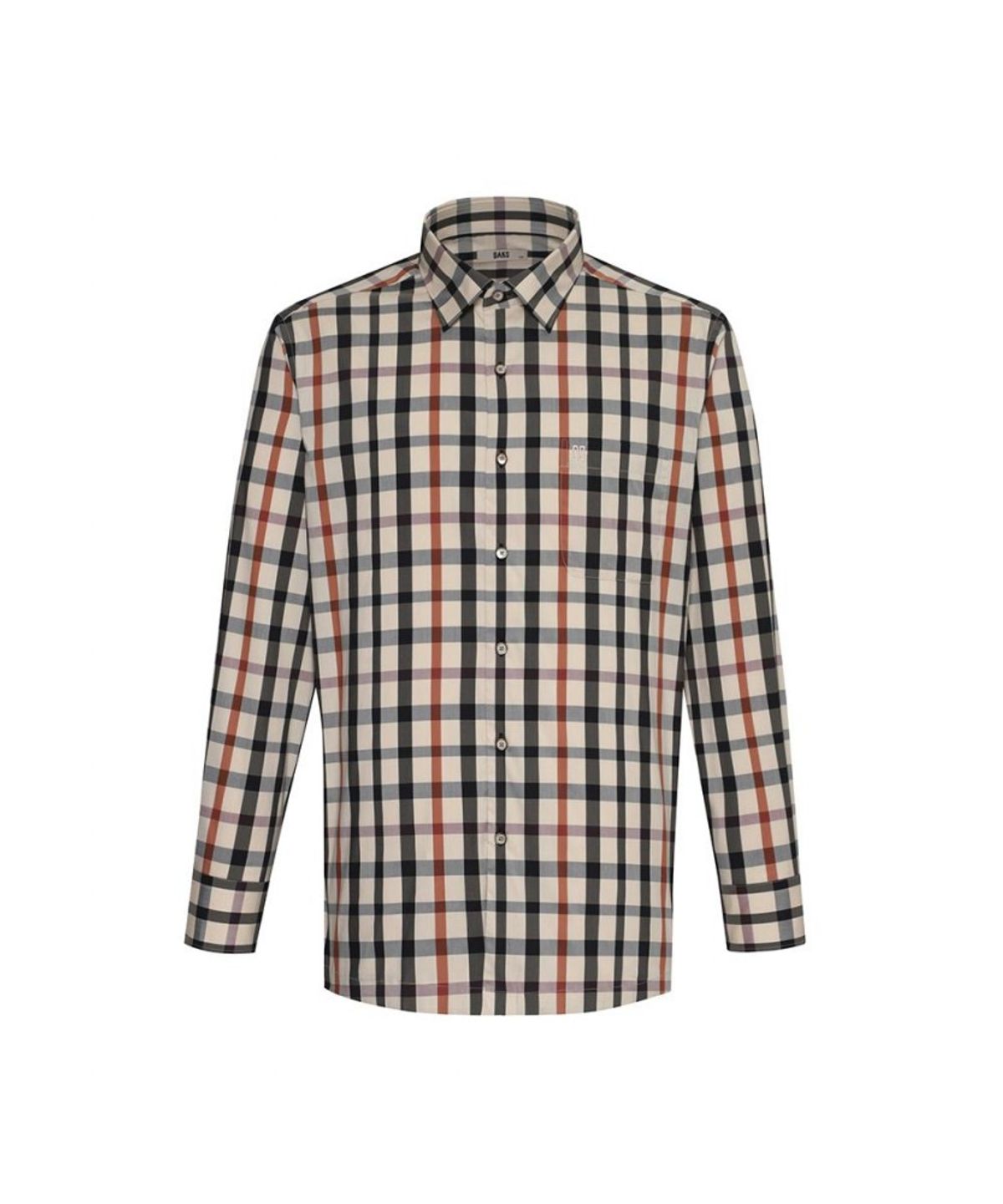 닥스셔츠(DAKS SHIRTS) 이지케어 면혼방 미디움 하우스 체크 셔츠 레귤러핏_DLA1SHCL142I1