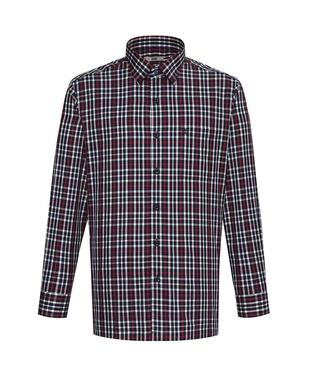 닥스셔츠(DAKS SHIRTS) 면100 하우스 체크 셔츠 레귤러핏_DLA1SHCL140N1