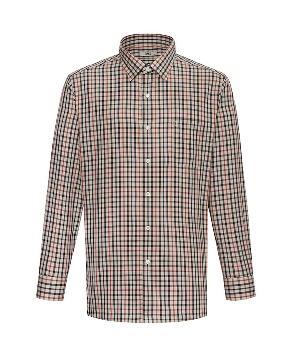 닥스셔츠(DAKS SHIRTS) 면100 하우스 체크 셔츠 레귤러핏_DLA1SHCL140I1