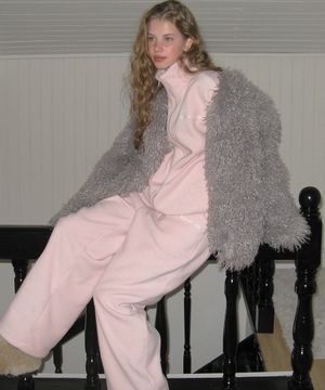 Buddy fleece pants - Baby pink