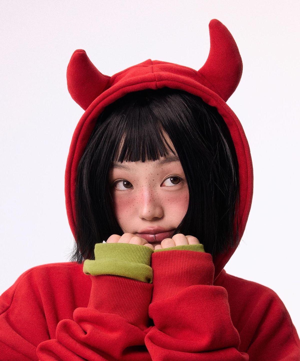예그(YEGG) 데빌 후드 레드
