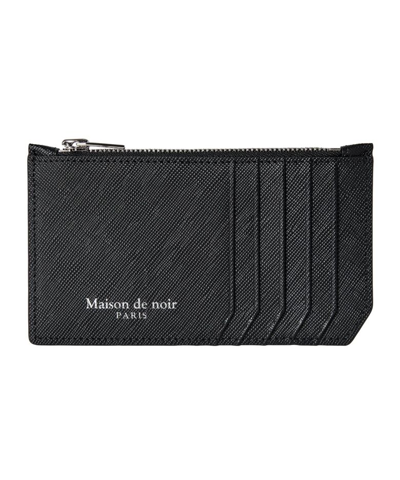 LIGNÉE CUIR ZIP CARD WALLET SILVER