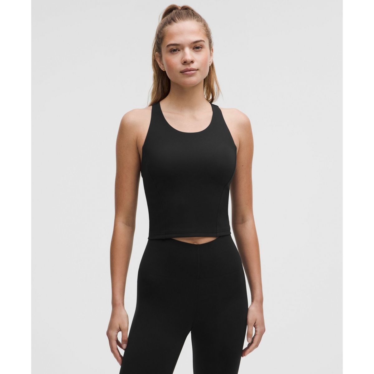 룰루레몬(LULULEMON) 원더 트레인 레이서백 탱크탑 *미디엄 서포트, B C컵  BLK