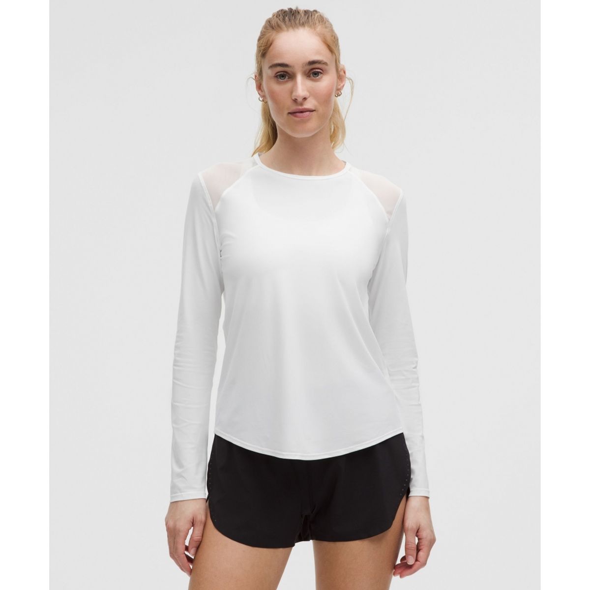 룰루레몬(LULULEMON) 스컬프트 롱슬리브 셔츠  WHT