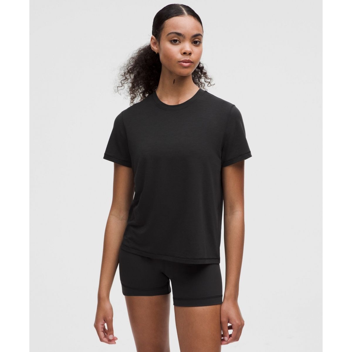 룰루레몬(LULULEMON) 저지 트레이닝 클래식 핏 숏슬리브 셔츠  BLK