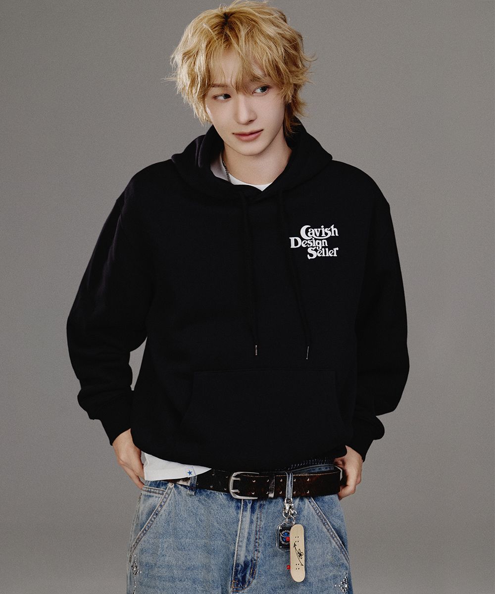 카비시(CAVISH) CAVISH × KickFlip Donghwa MY FIRST PIC HOODIE BLACK