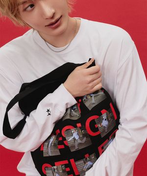 CAVISH × KickFlip Donghwa DON’T STOP BAG BLACK(CV2FFUAB40C)