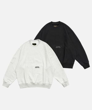 Crew Neck Sweatshirt_2color
