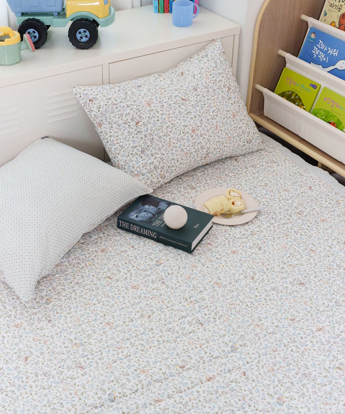 샤이닝홈(SHININGHOME) 더블리 가든테일즈 마이크로 모달 논슬립 침대패드 SS/Q 2size 2컬러