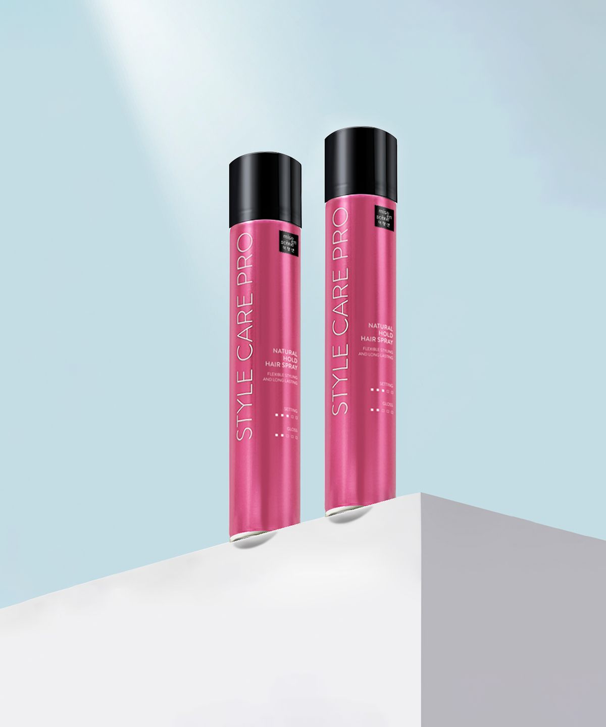 미쟝센(MISEENSCENE) 스타일케어 헤어스프레이 내추럴홀드 300ml 2입